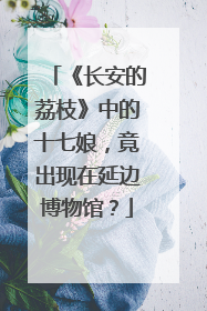 《长安的荔枝》中的十七娘，竟出现在延边博物馆？
