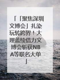 「聚焦深圳文博会」扎染玩转跨界！大理蓝续借力文博会斩获NBA等联名大单