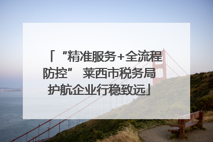 “精准服务+全流程防控” 莱西市税务局护航企业行稳致远