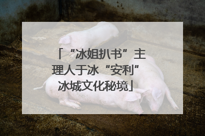 “冰姐扒书”主理人于冰“安利”冰城文化秘境