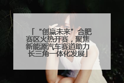 “创赢未来”合肥赛区火热开赛，聚焦新能源汽车赛道助力长三角一体化发展
