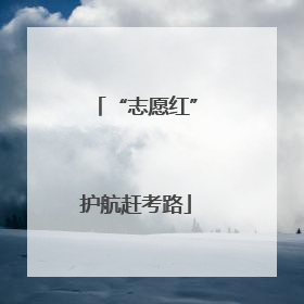 “志愿红”护航赶考路