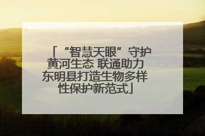 “智慧天眼”守护黄河生态 联通助力东明县打造生物多样性保护新范式