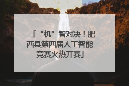 “机”智对决！肥西县第四届人工智能竞赛火热开赛