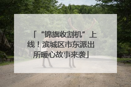 “锦旗收割机”上线！滨城区市东派出所暖心故事来袭