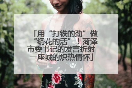 用“打铁的劲”做“绣花的活”！菏泽市委书记的发言折射一座城的炽热情怀