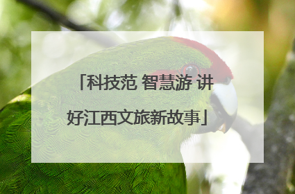 科技范 智慧游 讲好江西文旅新故事