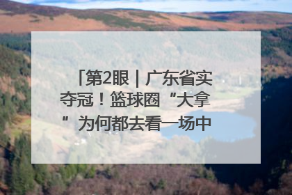 第2眼｜广东省实夺冠！篮球圈“大拿”为何都去看一场中学生比赛？