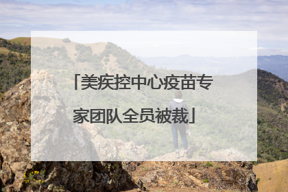 美疾控中心疫苗专家团队全员被裁