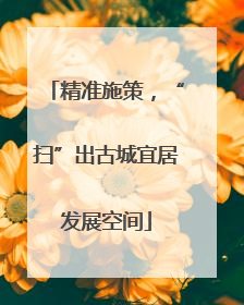 精准施策，“扫”出古城宜居发展空间