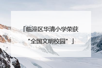 临潼区华清小学荣获“全国文明校园”