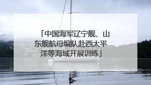 中国海军辽宁舰、山东舰航母编队赴西太平洋等海域开展训练