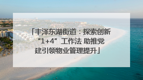 丰泽东湖街道：探索创新“1+4”工作法 助推党建引领物业管理提升