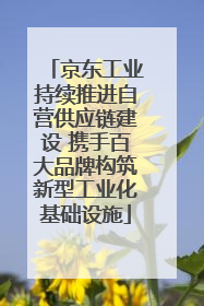 京东工业持续推进自营供应链建设 携手百大品牌构筑新型工业化基础设施