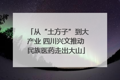 从“土方子”到大产业 四川兴文推动民族医药走出大山