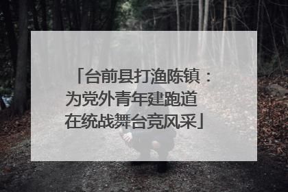 台前县打渔陈镇：为党外青年建跑道 在统战舞台竞风采