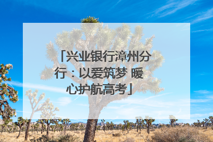 兴业银行漳州分行：以爱筑梦 暖心护航高考