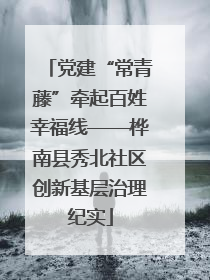 党建“常青藤”牵起百姓幸福线——桦南县秀北社区创新基层治理纪实