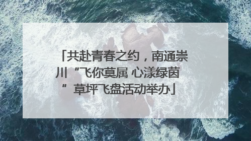 共赴青春之约，南通崇川“飞你莫属 心漾绿茵”草坪飞盘活动举办