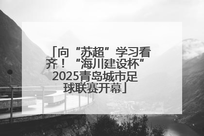 向“苏超”学习看齐！“海川建设杯”2025青岛城市足球联赛开幕