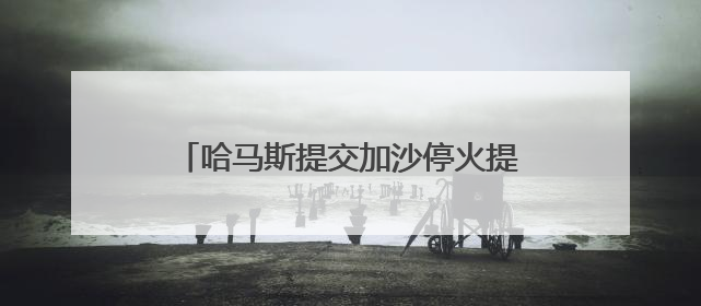 哈马斯提交加沙停火提议回应 以方称将此回应视为“有效拒绝”