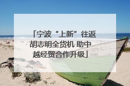 宁波“上新”往返胡志明全货机 助中越经贸合作升级