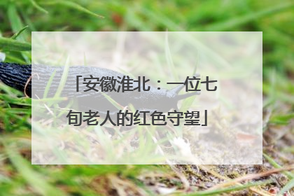 安徽淮北：一位七旬老人的红色守望