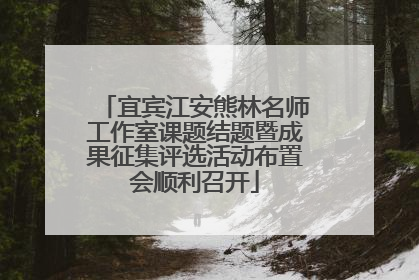 宜宾江安熊林名师工作室课题结题暨成果征集评选活动布置会顺利召开
