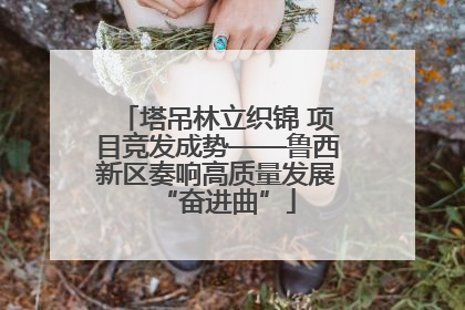 塔吊林立织锦 项目竞发成势——鲁西新区奏响高质量发展“奋进曲”