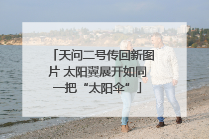 天问二号传回新图片 太阳翼展开如同一把“太阳伞”