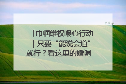 巾帼维权暖心行动｜只要“能说会道”就行？看这里的婚调员如何各显神通→
