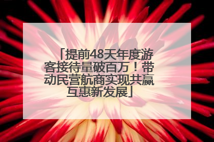 提前48天年度游客接待量破百万！带动民营航商实现共赢互惠新发展