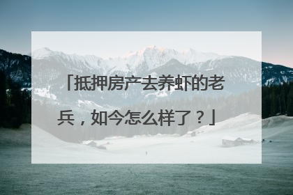 抵押房产去养虾的老兵，如今怎么样了？