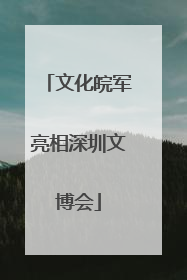 文化皖军亮相深圳文博会