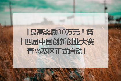 最高奖励30万元！第十四届中国创新创业大赛青岛赛区正式启动