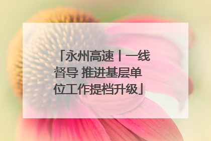 永州高速丨一线督导 推进基层单位工作提档升级