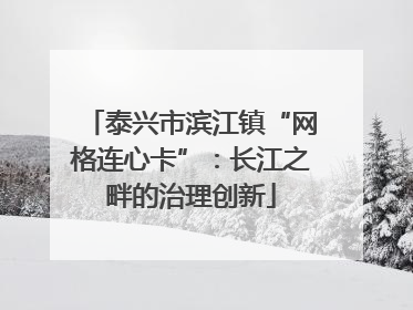泰兴市滨江镇“网格连心卡”：长江之畔的治理创新