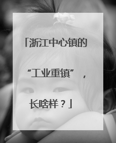 浙江中心镇的“工业重镇”，长啥样？