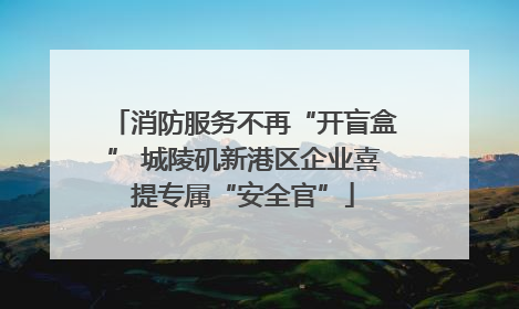 消防服务不再“开盲盒” 城陵矶新港区企业喜提专属“安全官”