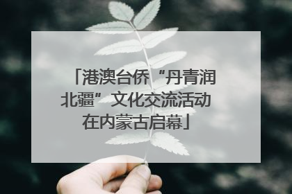 港澳台侨“丹青润北疆”文化交流活动在内蒙古启幕