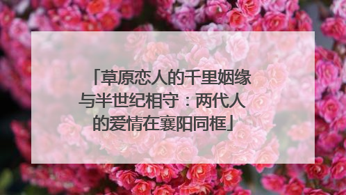 草原恋人的千里姻缘与半世纪相守：两代人的爱情在襄阳同框