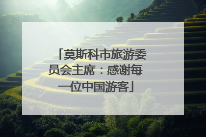 莫斯科市旅游委员会主席：感谢每一位中国游客