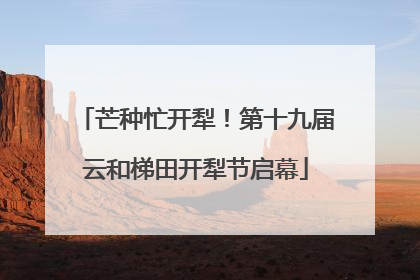 芒种忙开犁！第十九届云和梯田开犁节启幕