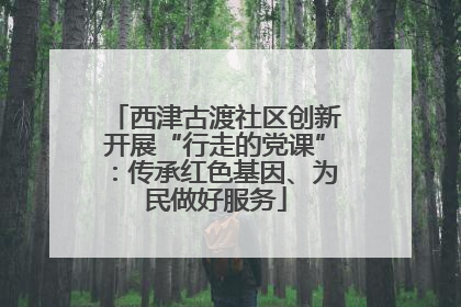 西津古渡社区创新开展“行走的党课”：传承红色基因、为民做好服务