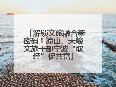 解锁文旅融合新密码！凉山、天峻文旅干部宁波“取经”促共富