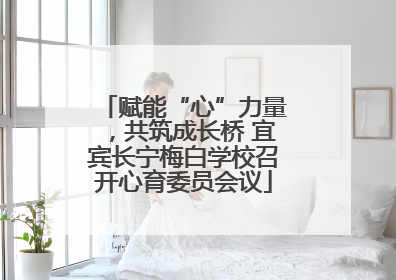 赋能“心”力量，共筑成长桥 宜宾长宁梅白学校召开心育委员会议