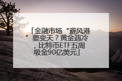 金融市场“避风港”要变天？黄金遇冷，比特币ETF五周吸金90亿美元
