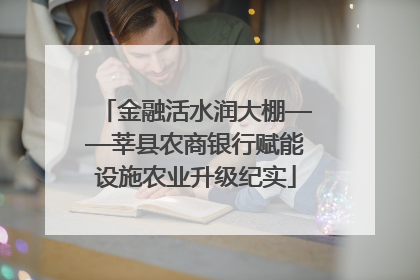 金融活水润大棚——莘县农商银行赋能设施农业升级纪实