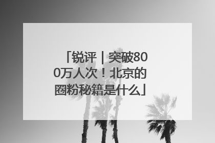 锐评｜突破800万人次！北京的圈粉秘籍是什么