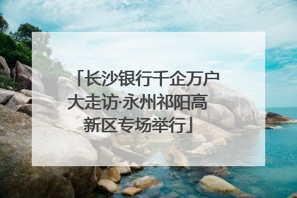 长沙银行千企万户大走访·永州祁阳高新区专场举行